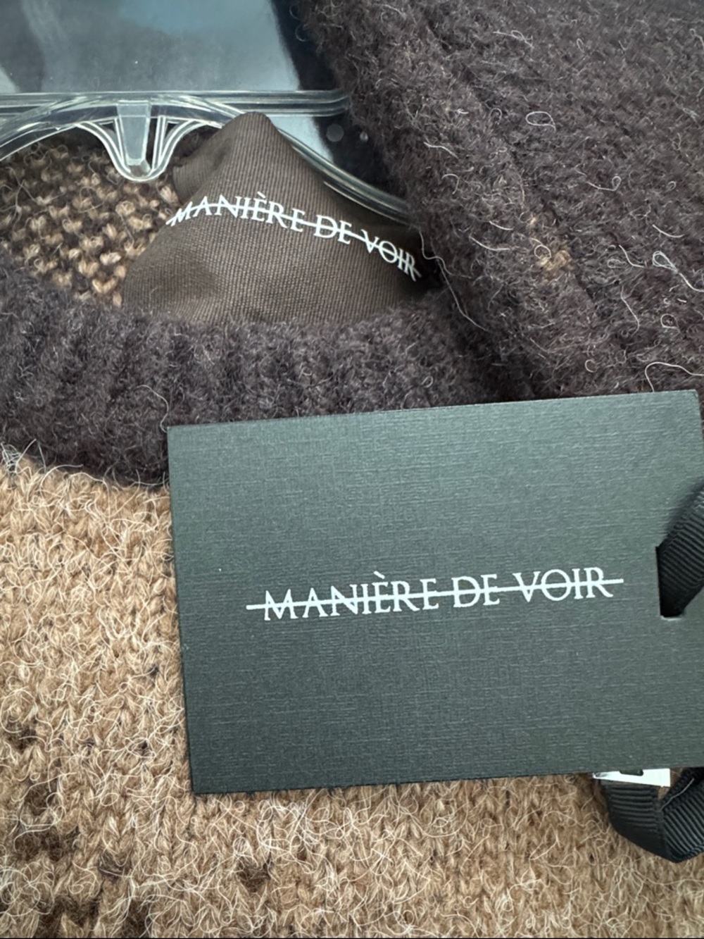 MANIÈRE DE VOIR Brown Sweater